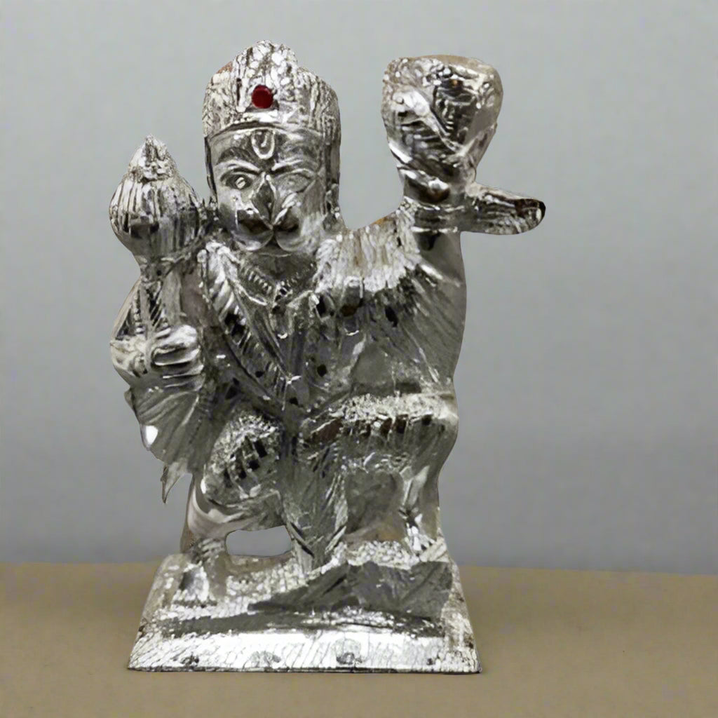Pahadi Hanuman Statue - 9 by 14 cm