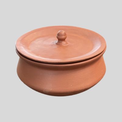Clay Pot with Lid 10cm