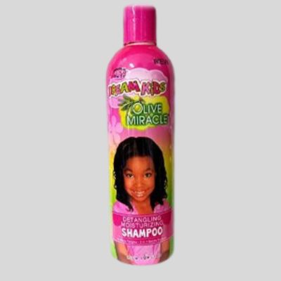 African Pride Dream Kids Olive Miracle Detangling Moisturizing Shampoo 12oz