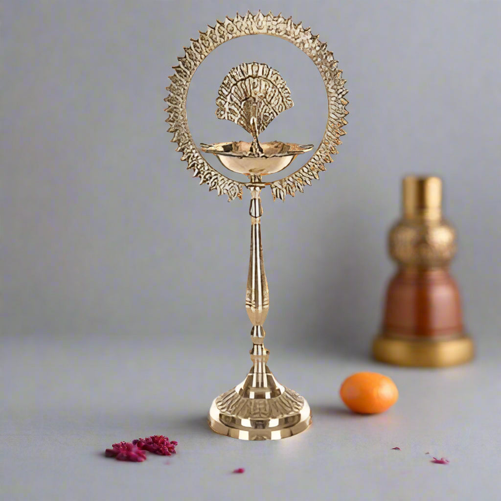 Deep Jyoti Peacock 36 inch