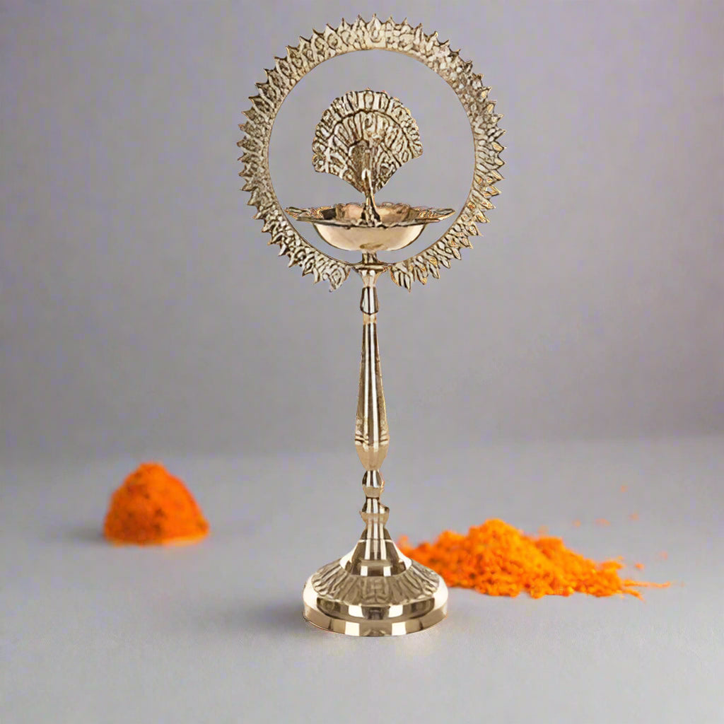 Deep Jyoti Peacock 20 inch