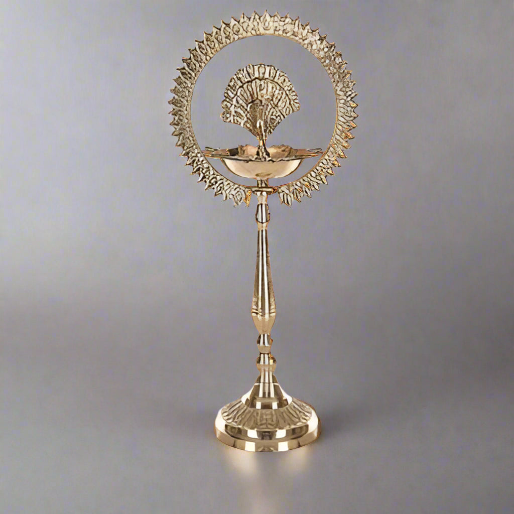 Deep Jyoti Peacock 30 inch