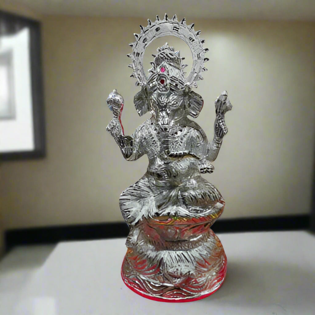 Ganesh with Chakra Statue - 19 by 44.5 Inch