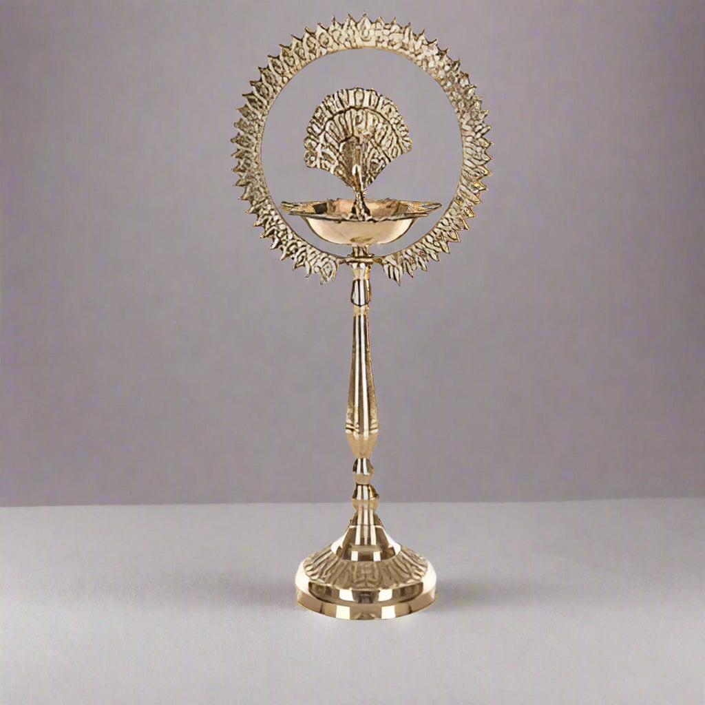 Deep Jyoti Peacock 14 inch