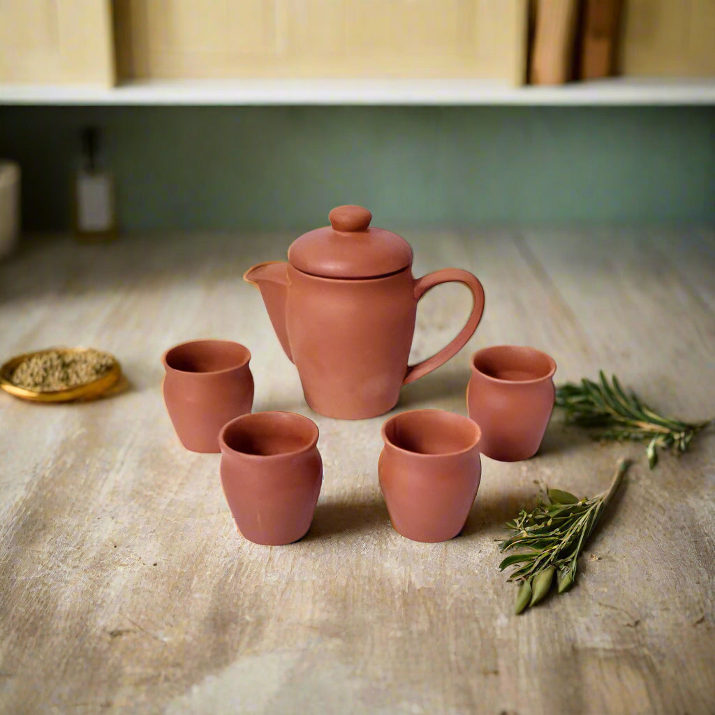 Clay Tea Set
