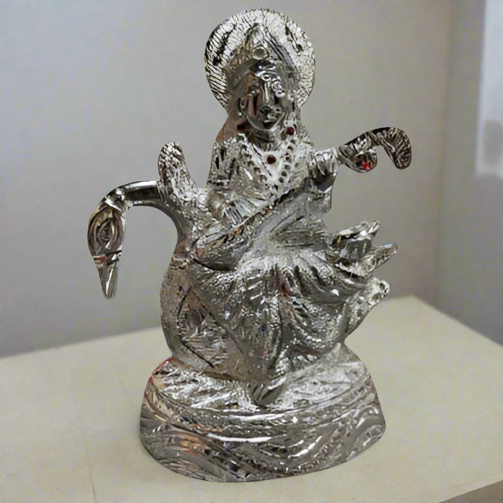 Saraswati Statue - 11 by 18.5 cm