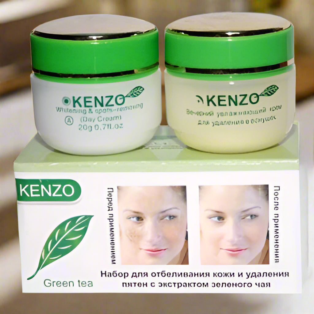 Kenzo Green Tea Whitening Spots-removing Set
