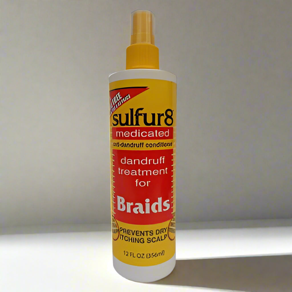 Sulfur8 medicated anti-dandruf treatment for braids