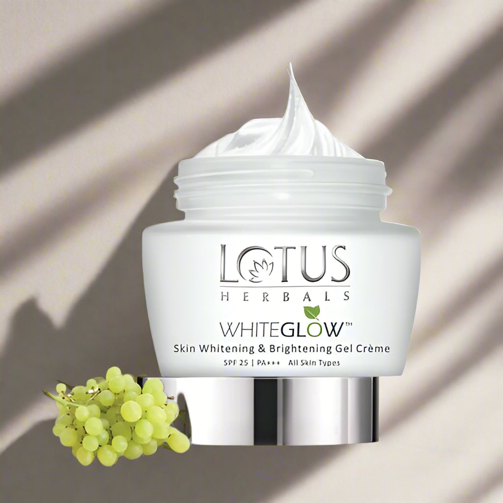 Lotus Herbals Whiteglow Skin Whitening And Brightening Gel Cream (SPF-25) - 35Grams