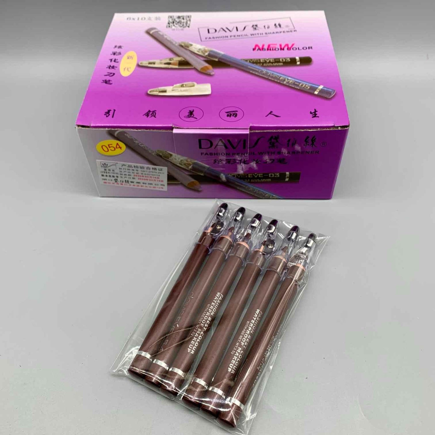 Eyeliner/lipliner with sharpener (054, Dark coffee) Code:EW96328-54