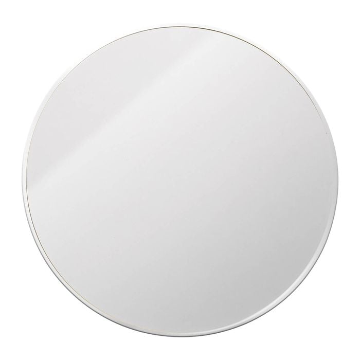 Barelli 1100 x 1100mm White Large Flynn Round Framed Mirror