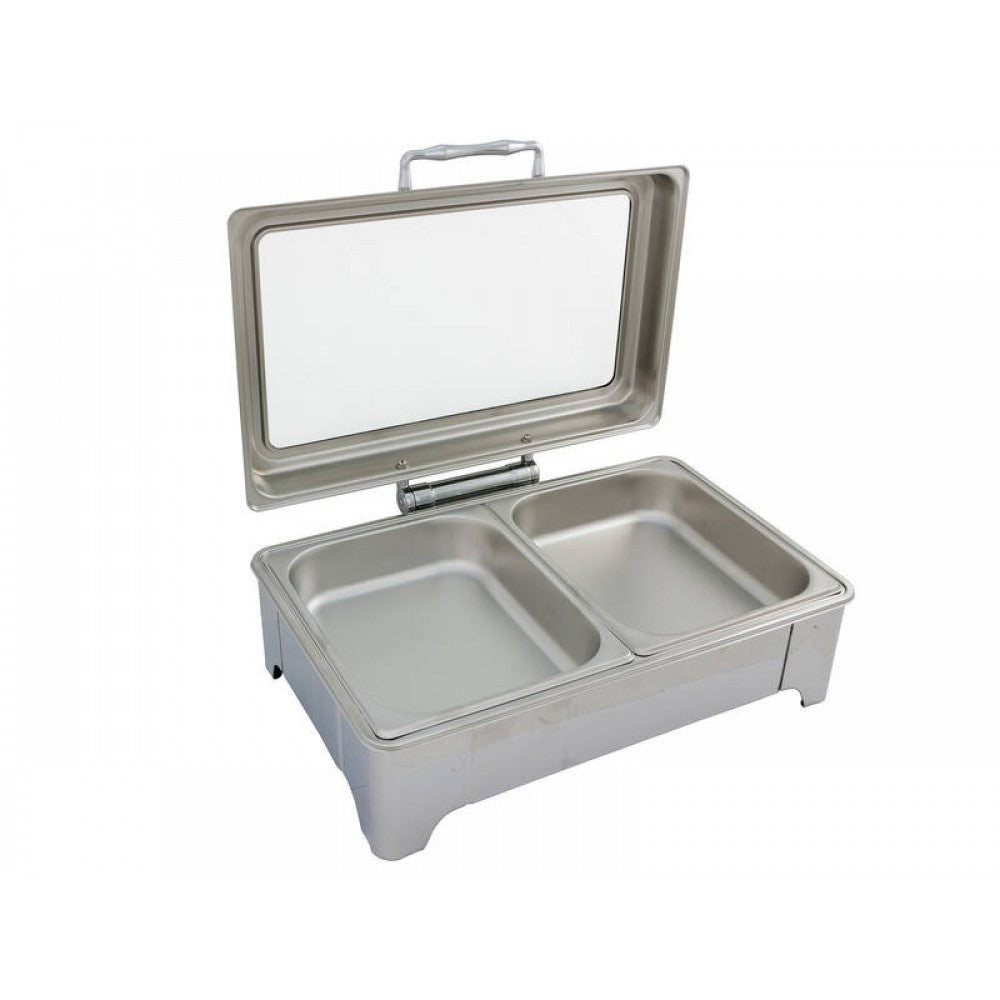 Electric Chafing Dish Food Warmer 2x 1/2GN 400W 85degC