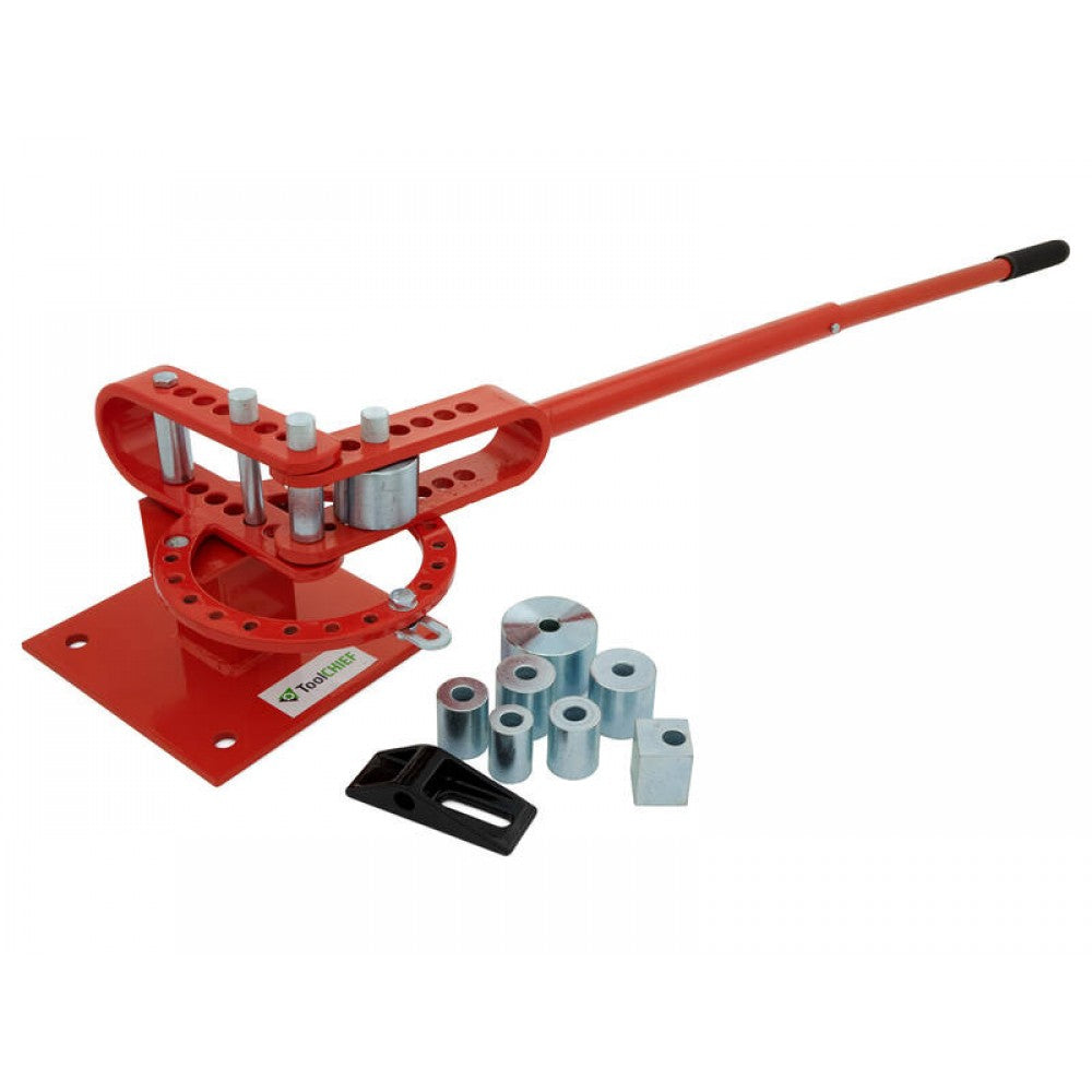 Manual Compact Multi Metal Bender 1" - 3" Square, Flat + Round Steel TOOLCHIEF