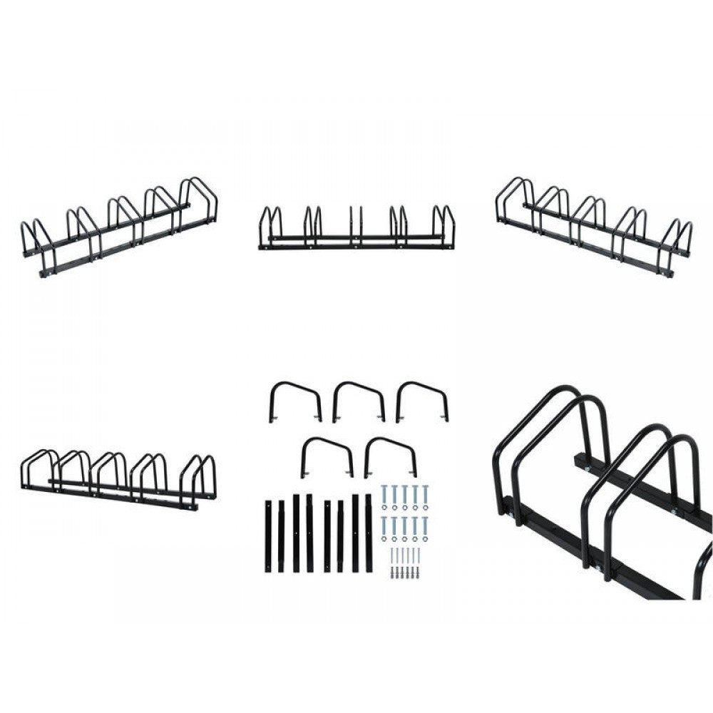 5 Bike Rack - Steel Storage Rack for 5 Bikes