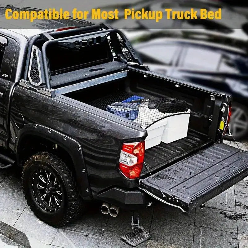 Fit Nylon Cargo Net for Pickup Trucks