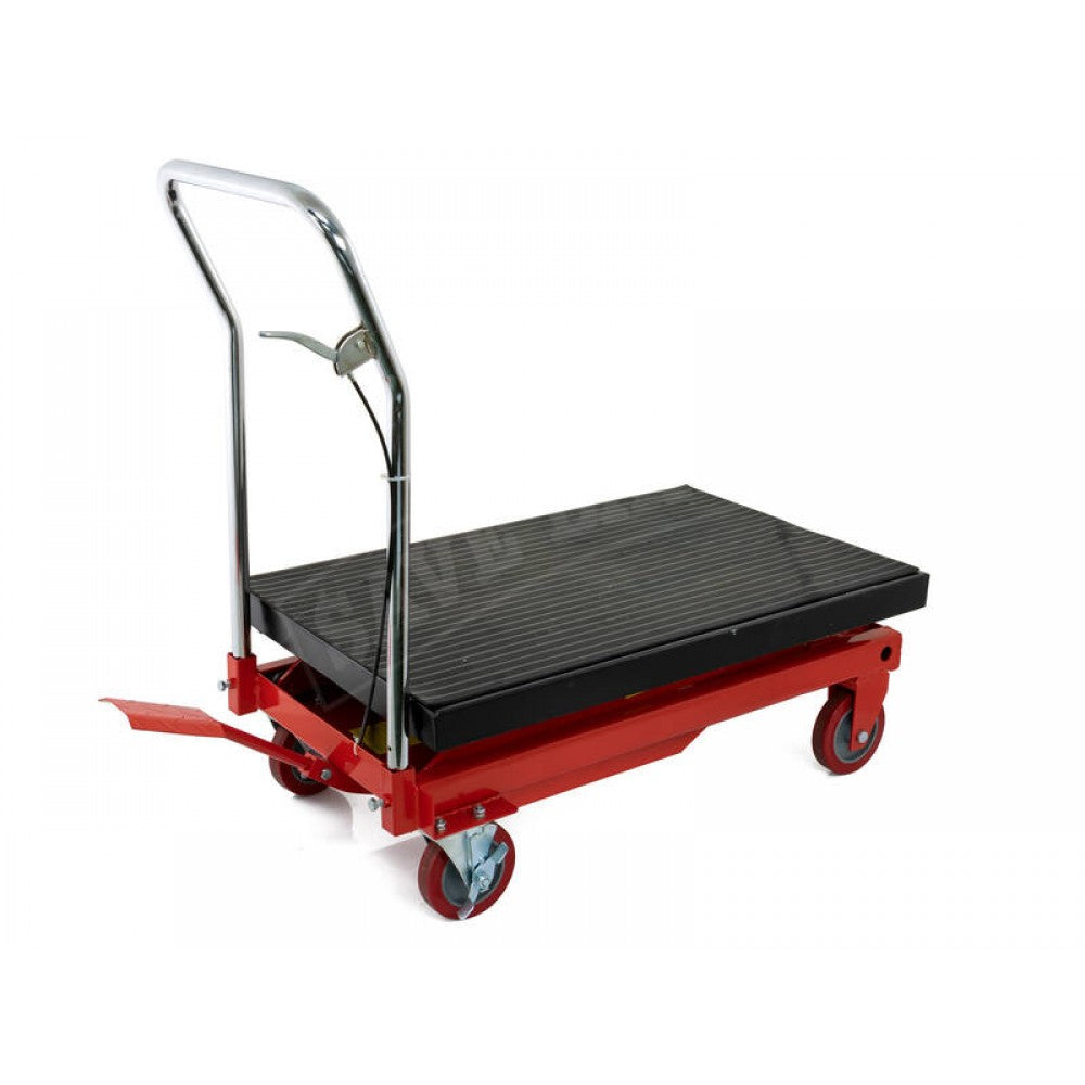 500kg Trolley Cart Scissor Lift Hydraulic Table, Commercial Workshop Tool Bench