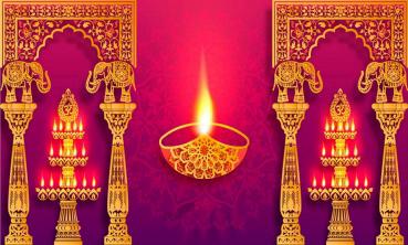 Happy Diwali Celebration Banner