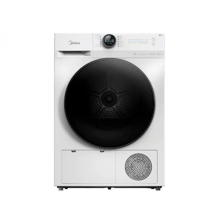 9kg Heat Pump Tumble Dryer - 16 Programs - Smart Control - White MIDEA