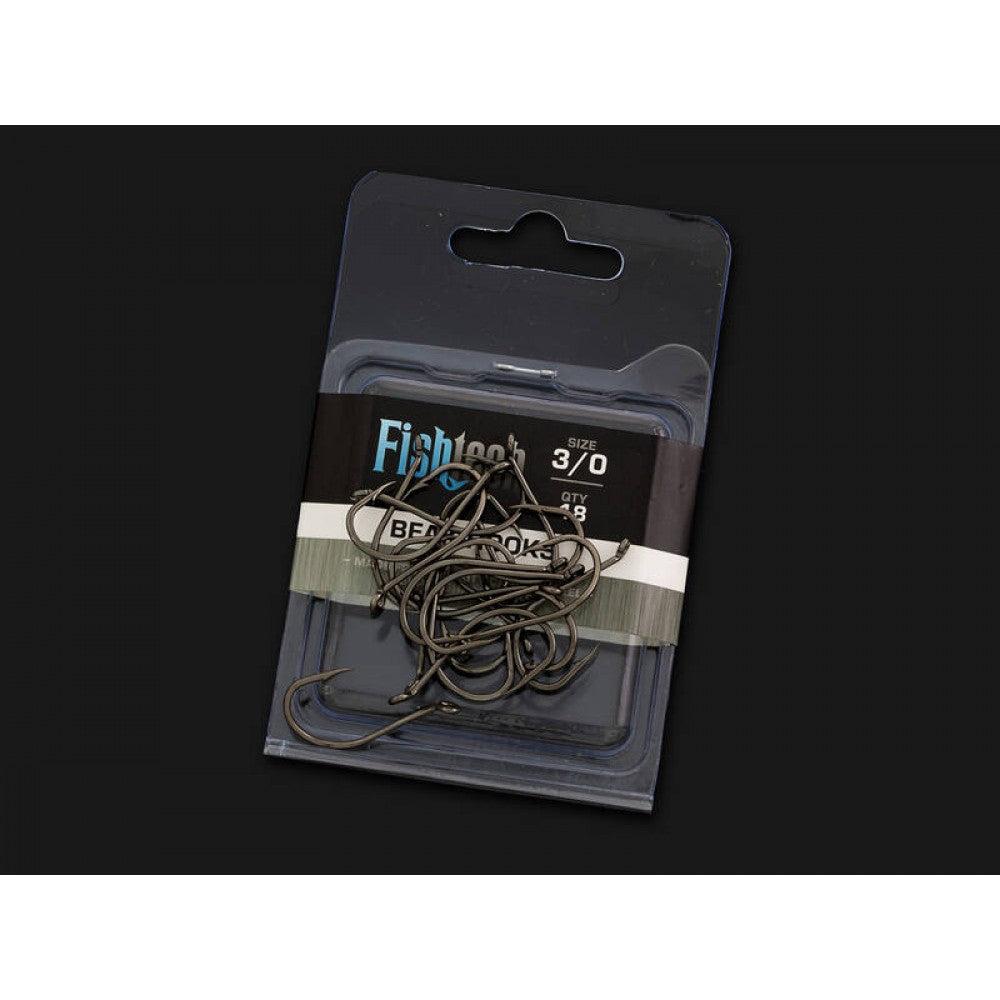 Fishing Hooks Black Beak Size 3/0 18Pcs