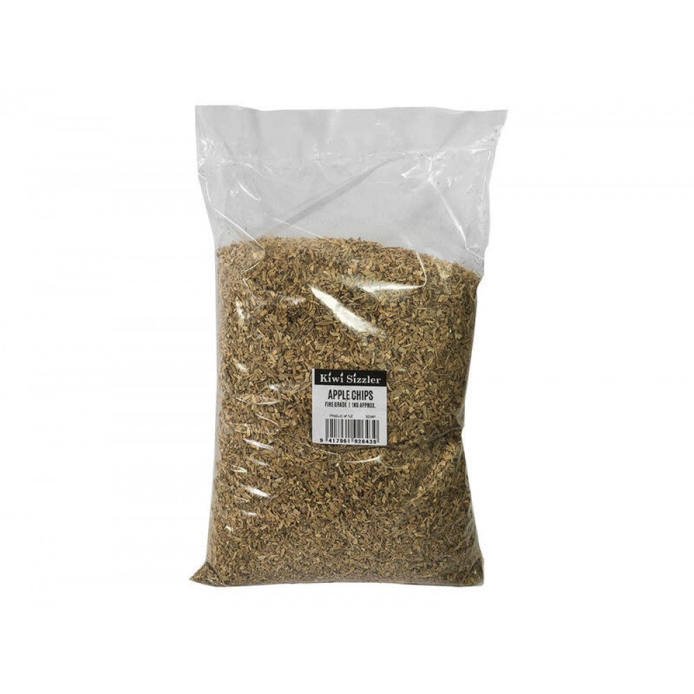 750g Apple Smoker Wood Chips - Fine / Medium Grade Woodchips for Smoking