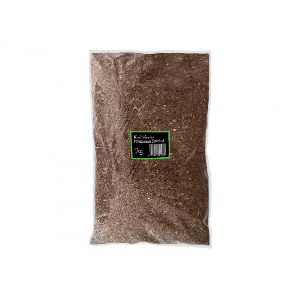 1Kg Pohutukawa Smoker Wood Chips - Fine / Medium Grade Woodchips for Smoking