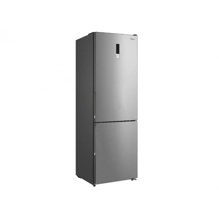 321L Upright Fridge Freezer - Stainless Steel - MIDEA