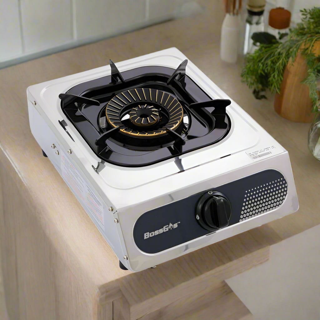 4.3kW Single Burner LPG Gas Stove - Stainless Steel - For Indoor Use