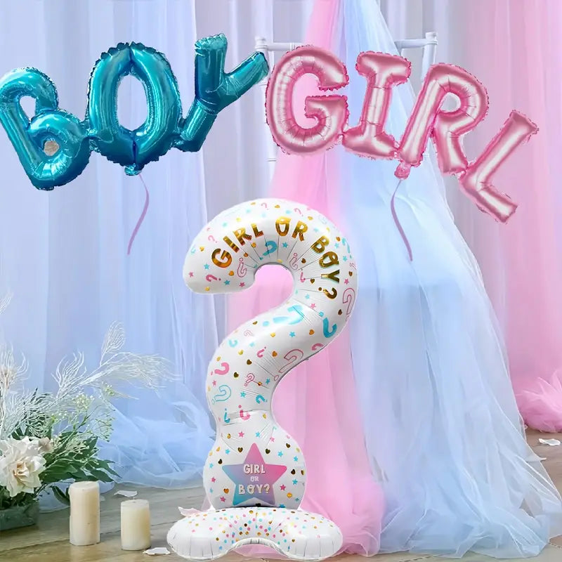 3pcs Gender Reveal Party Balloons