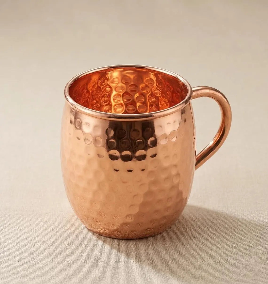 Hammered Copper Mug -350ml
