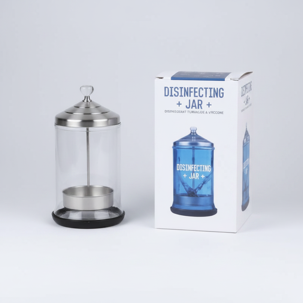 Glass Sterilizing Jar Small 610ml