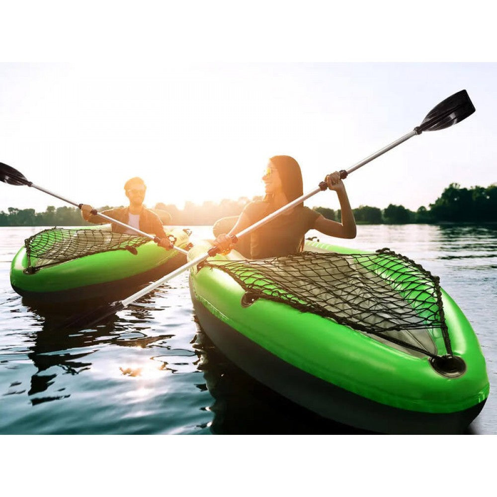 2.74m Inflatable Green Kayak Single Seater - Water Adventure Awaits