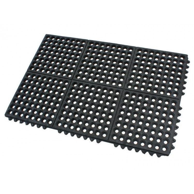 Rubber Floor Mat Commercial Interlocking 60x90CM