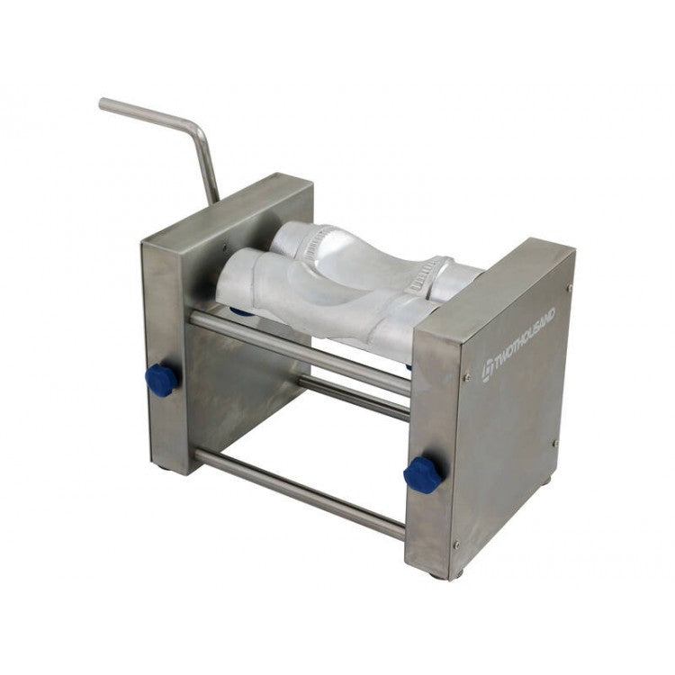 Commercial Filled Pastry Turnover Maker - Stainless Steel - Manual Crank Machine