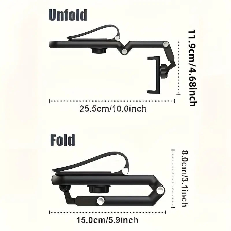 Rotatable 1080-Degree Sun Visor Smartphone Holder