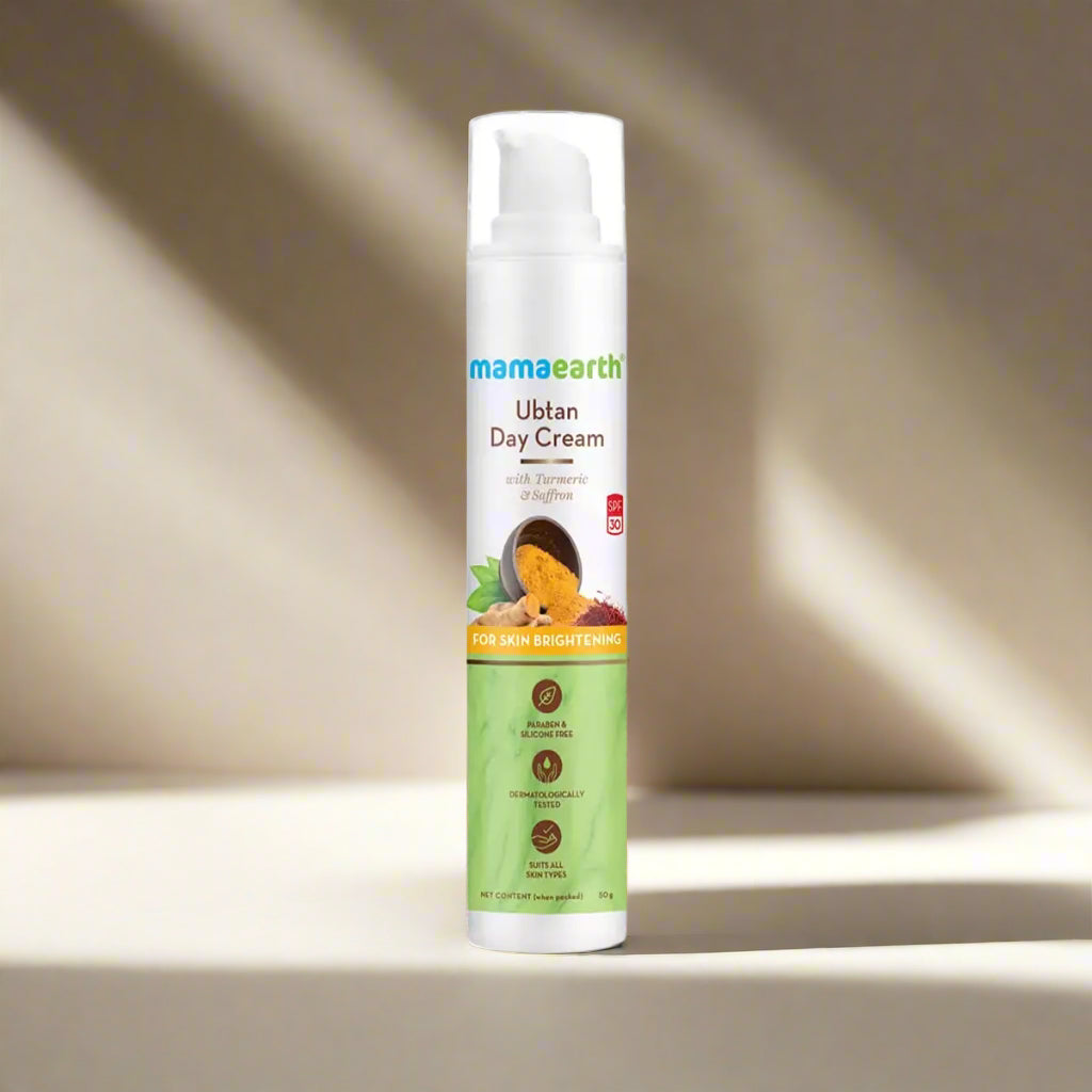 Mamaearth Ubtan Day Cream With Spf 30 With Turmeric & Saffron (50 g)