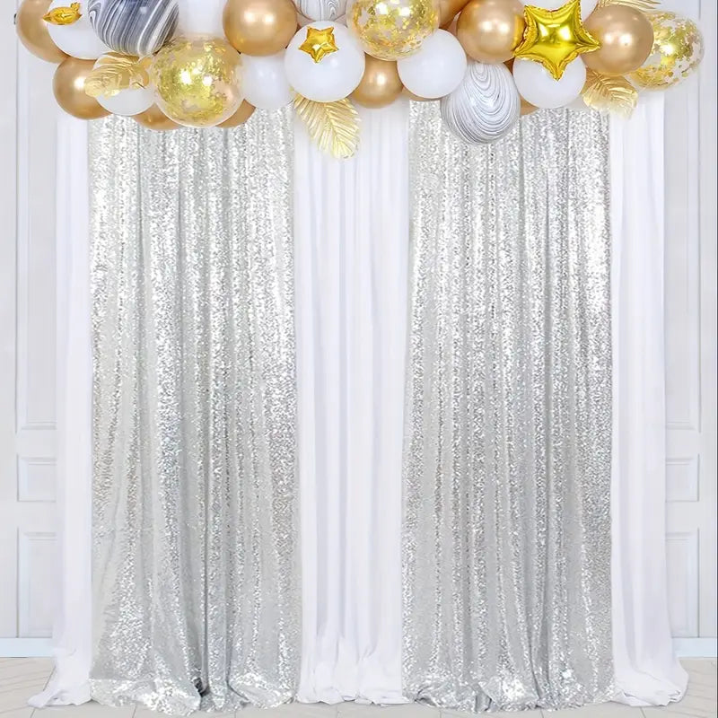 Silver Sequin Backdrop