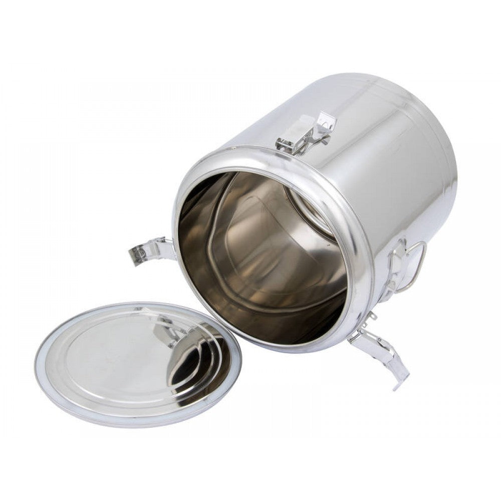 20L Stainless Steel Hot Pot with Locking Lid and Side Handles