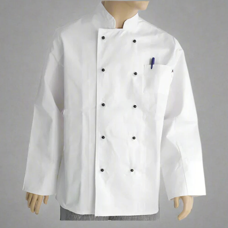Chefs Double Breasted L/Sleeve Jacket - L
