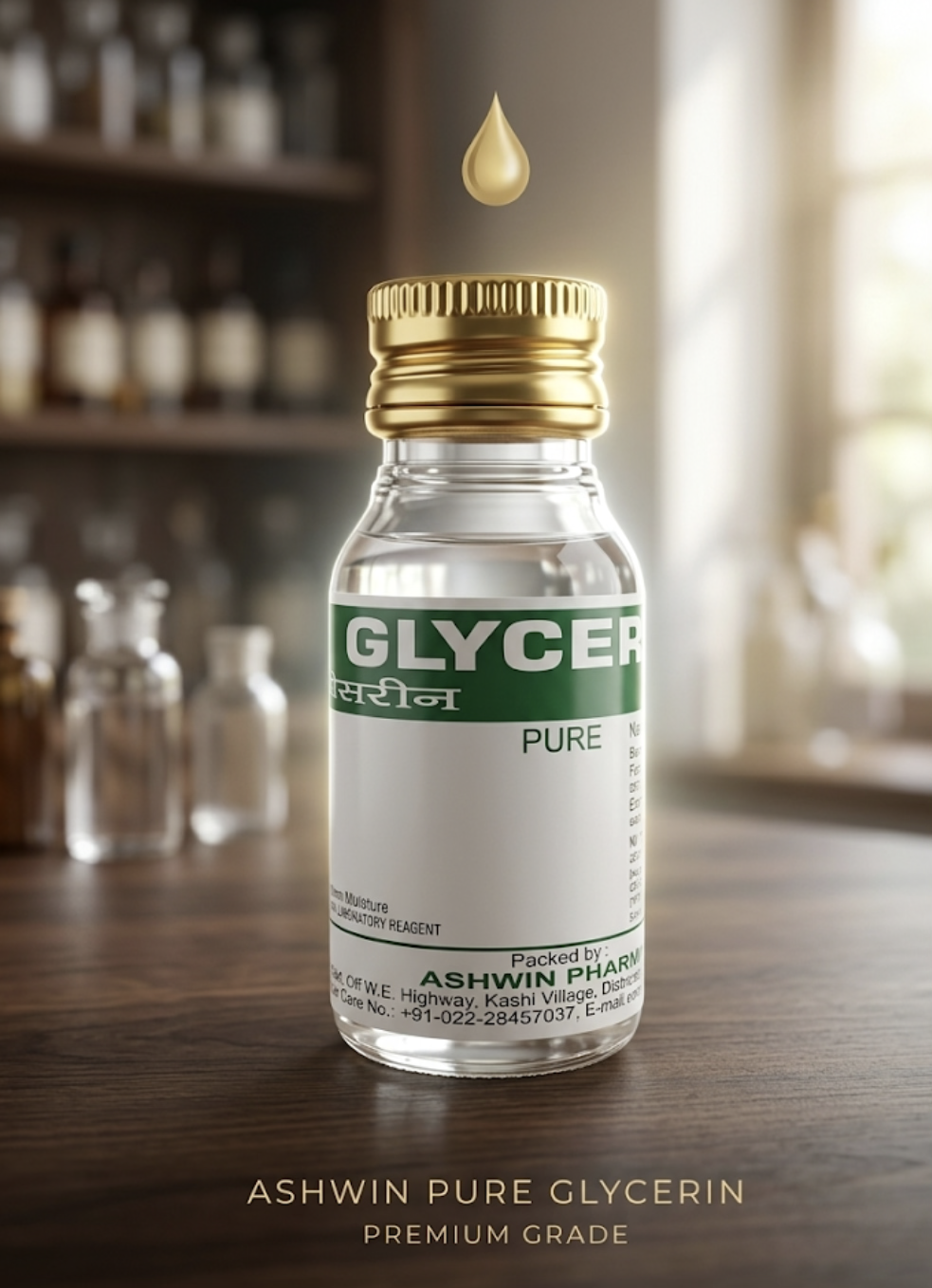 Glycerin Pure Natural Ashwin Glycerine Lot