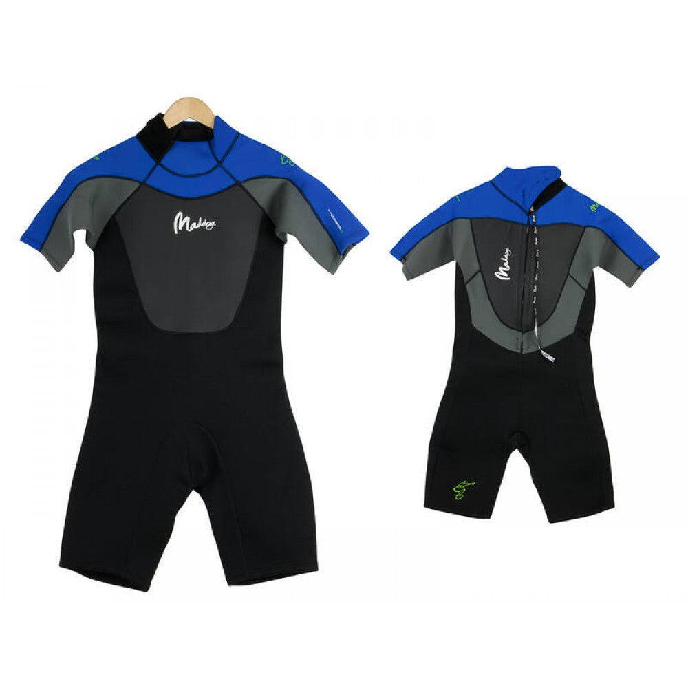 Maddog WS3 Mens Superstretch Springsuit 2mm Grey/Blue XL