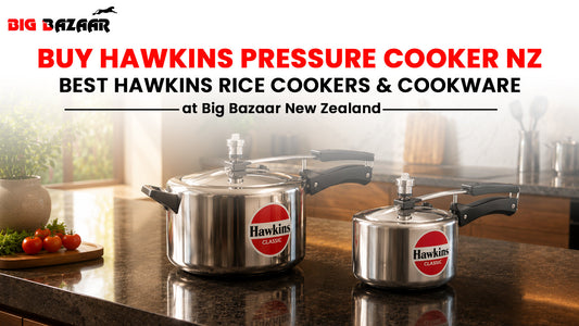 Buy Hawkins Pressure Cooker NZ – Best Hawkins Rice Cookers & Cookware at Big Bazaar New Zealand
