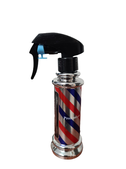 Spray Bottle Barber pole Retro Style