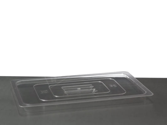 Food Storage Bin Lid 1/1 GN Clear Poly Lid