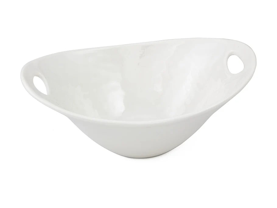 Serving Bowl Melamine Salad Fruit Bowl 30cm White