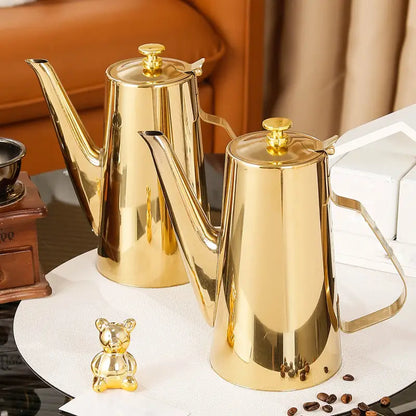 Kettle With Strainer-Gold 1.5L