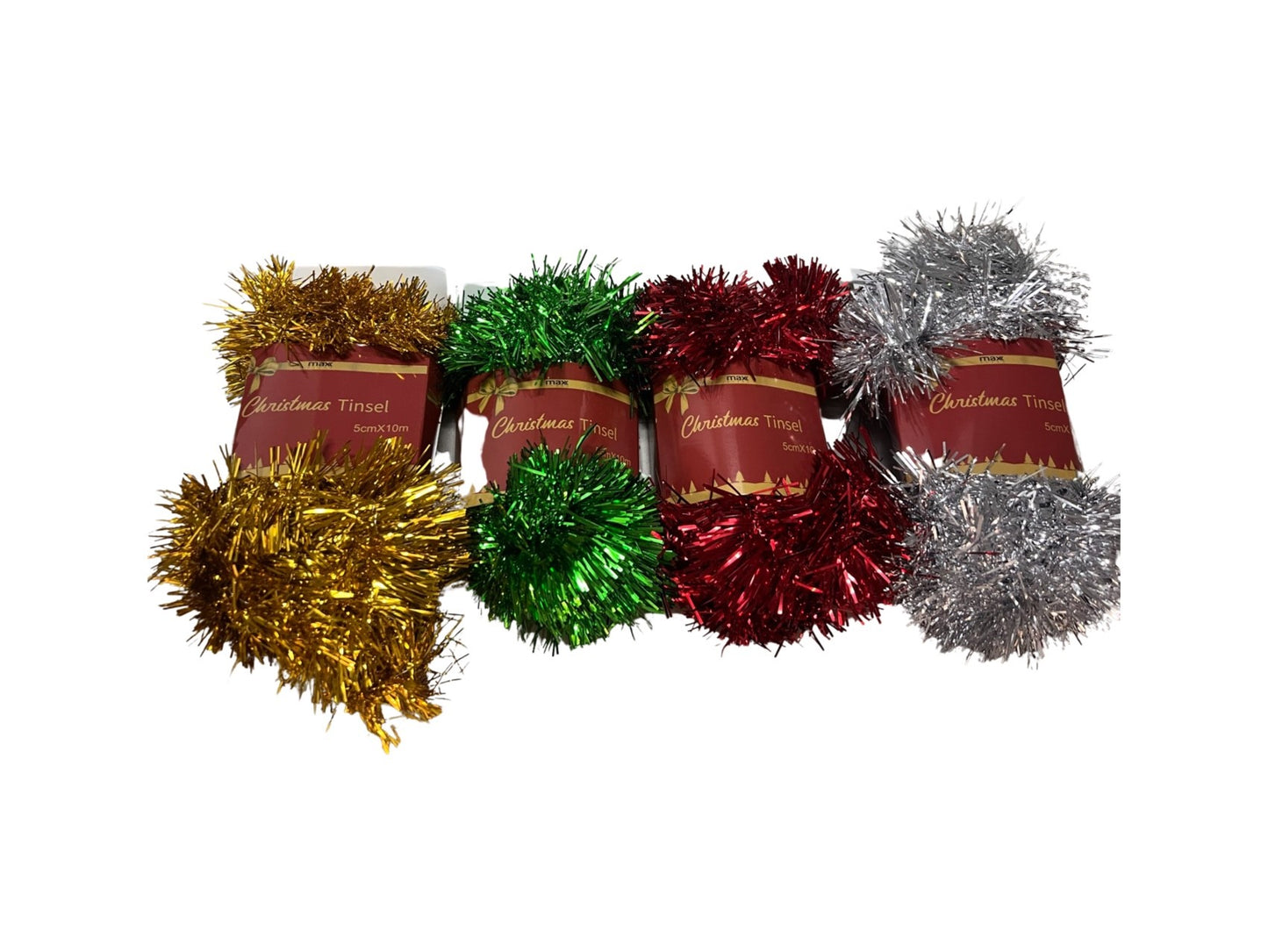 Max Brand Tinsel 6Ply 9cm x2m – 120252