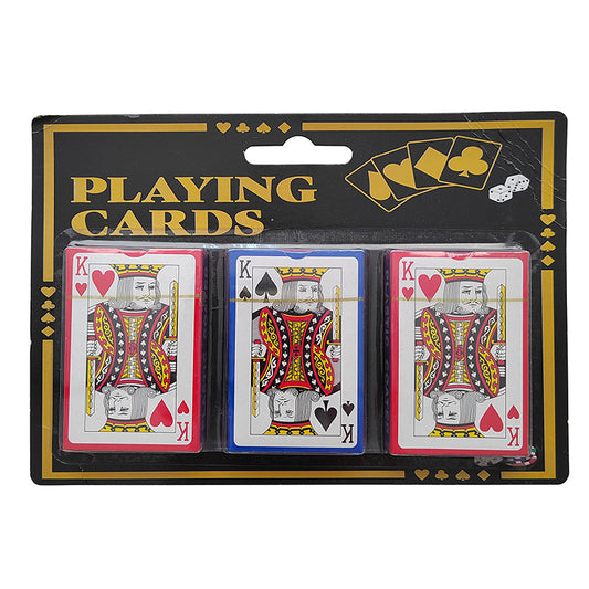 PLAYING CARDS 3 PACK 5.7*8.7CM