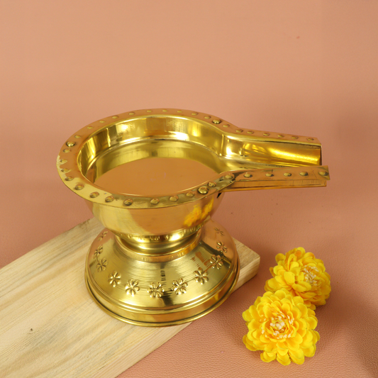 Brass Shivling Jaldhari Stand