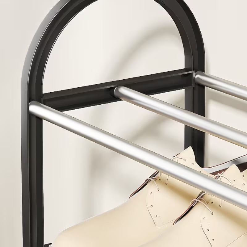 4Tier Simple and Practical Stackable Standing Shoe Rack