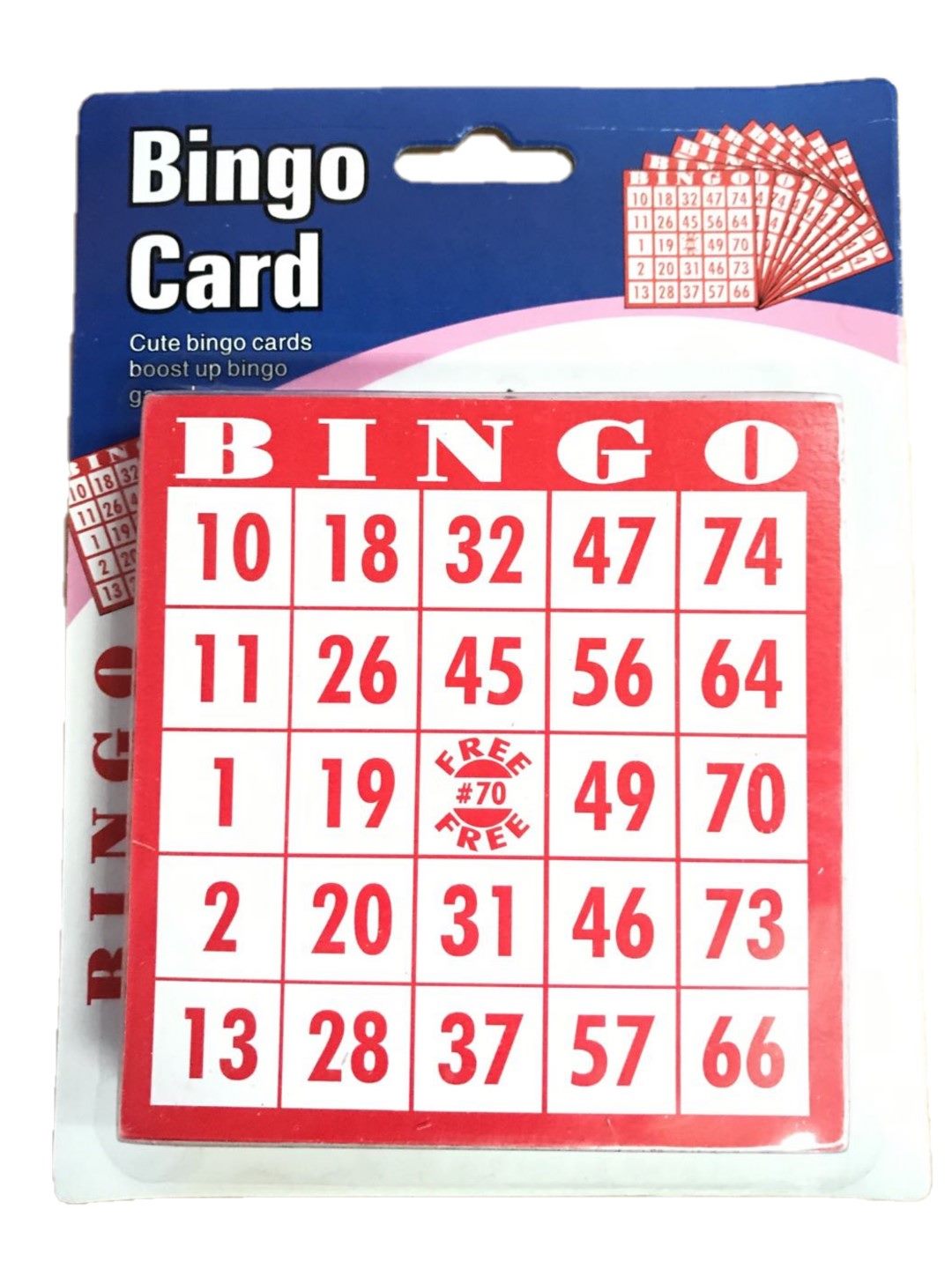 BINGO CARDS 35PCS 10*10.5CM
